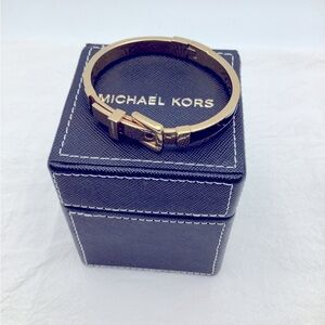 Michael Kors Women’s  Gold Buckle Bracelet